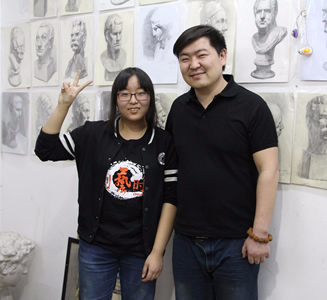 祝賀張魯萌被央美附中錄取